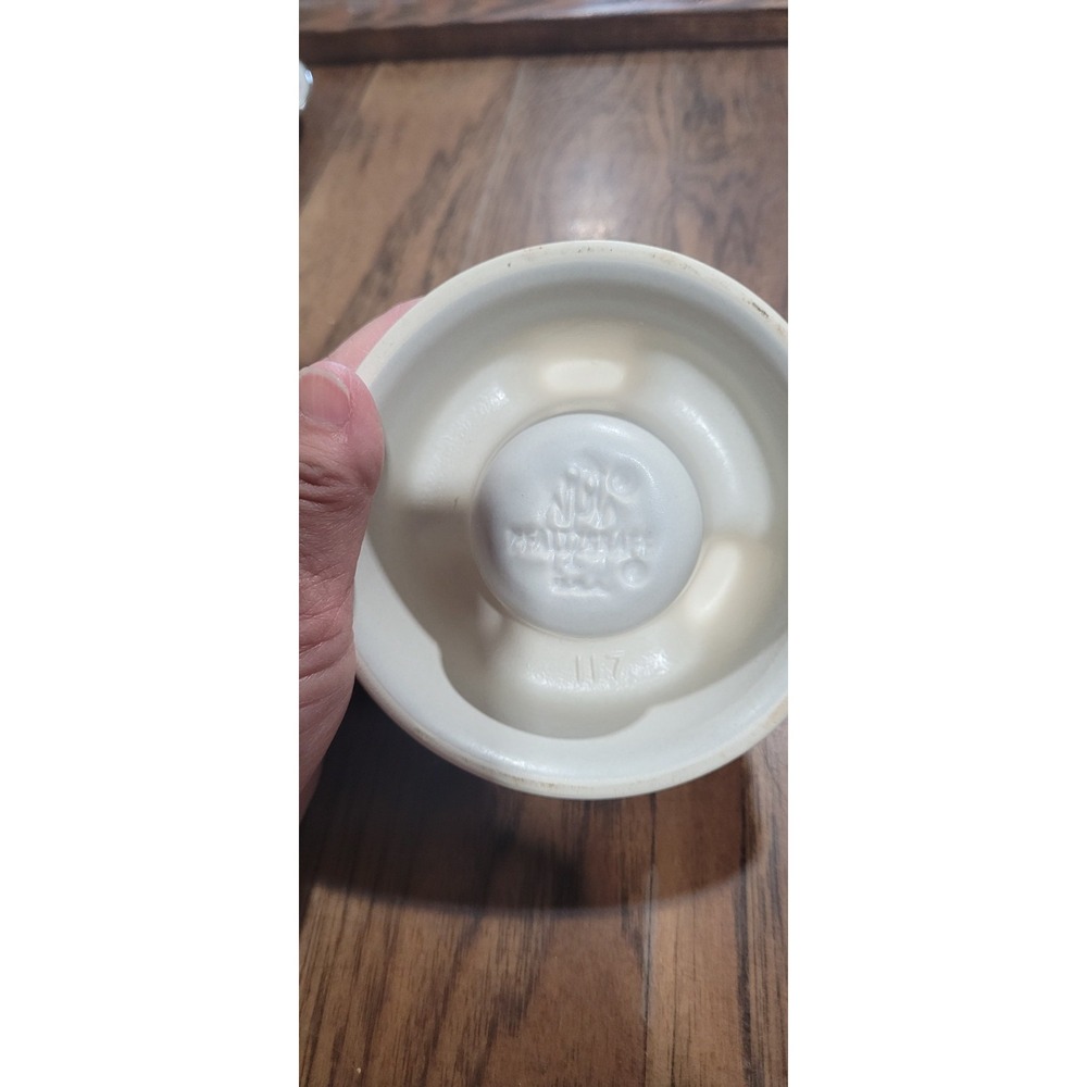 Vintage Pfaltzgraff Yorktown Butter Warmer Base Smooth With Blue Floral Design - Picture 5 of 6